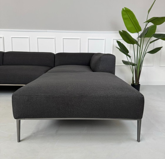 Image 1 of B&B Italia Michel divano di marca divano angolare in tessuto grigio