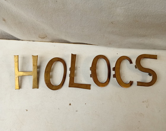 Image 1 of Lettere in ottone vintage