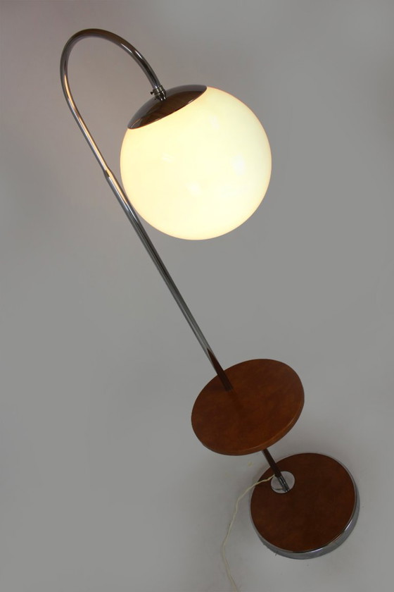 Image 1 of Art Deco Bauhaus Floor Lamp, 1940s