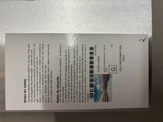 Image 1 of Ludwig Favre - Molitor, primera planta, París, piscina 100x150, Perspex