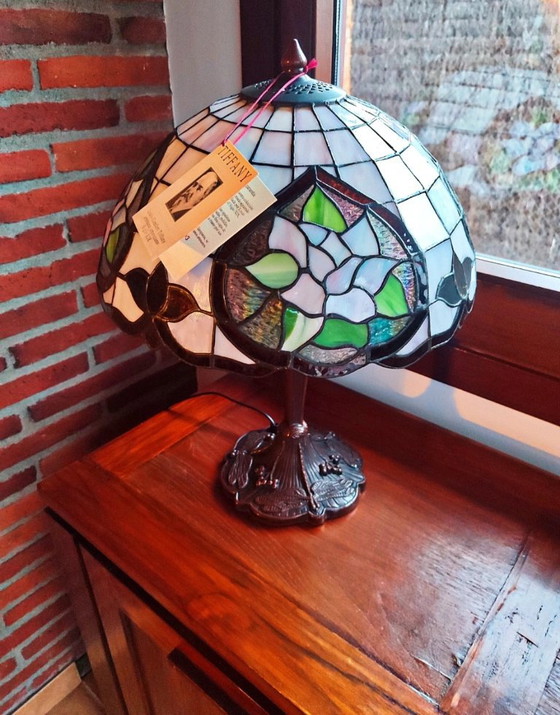 Navidecor Tiffany Lamp – Floral Design – Original Certificate – Table lamps, Crystal (photo 4 of 12)