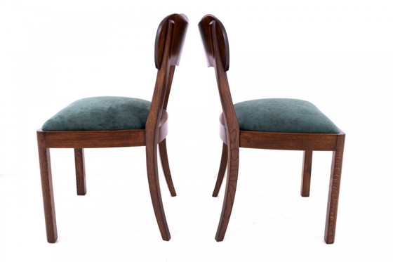 Image 1 of Set di sedie Art Déco, Polonia, anni '30.