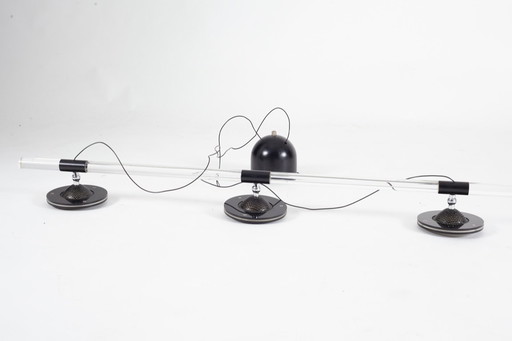 lampada postmoderna di design in plexiglas Harco Loor anni '80