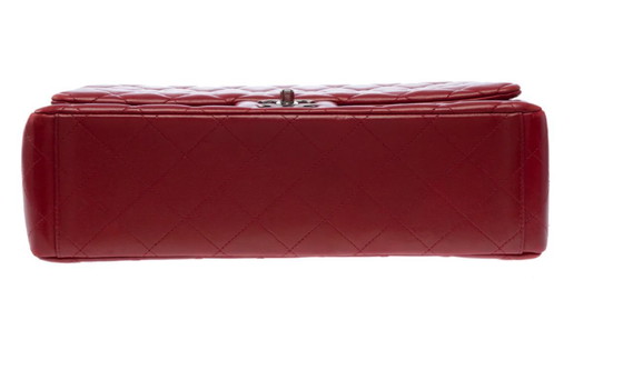 Image 1 of Sac CHANEL Timeless/Classique en Cuir Rouge - 103495