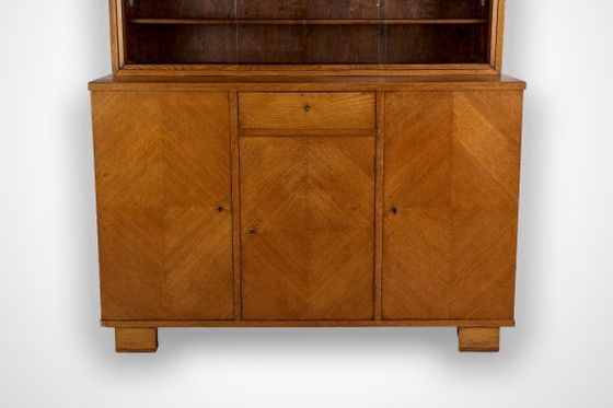 Image 1 of Vintage houten dressoir, jaren 1930, Tsjechoslowakije