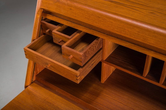 Image 1 of Mid-Century Modern Teak Secretary from Dyrlund, Denmark, 1960s