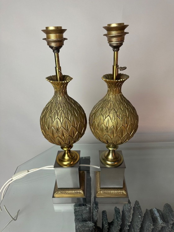 Image 1 of Coppia di lampade da tavolo Maison Charles, modello persiano.