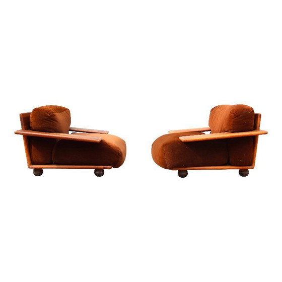 Image 1 of 2x poltrone pianura di mario bellini per cassina, italia, 1970s