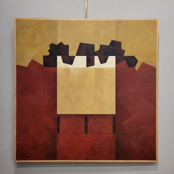 Image 1 of Acqua encaustica “Qvadrum”, Julio Sendino, 2019 - Arte contemporanea