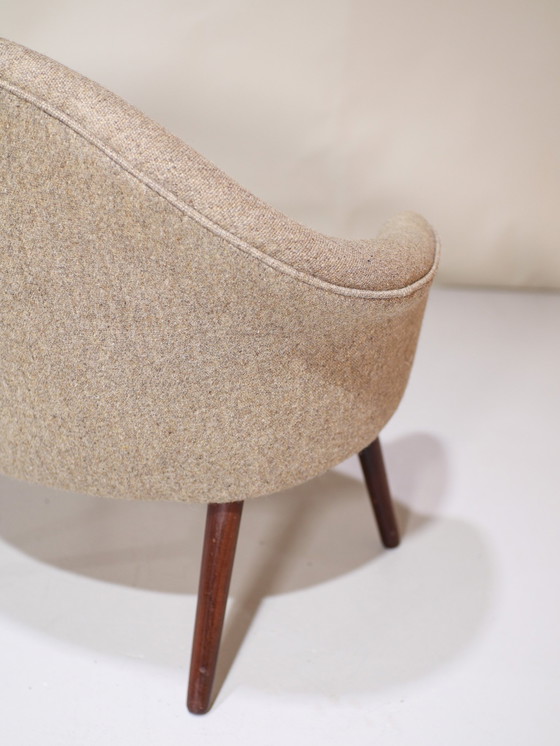 Image 1 of Hans Olsen 187 Fauteuil Gris Teck Danois Vintage