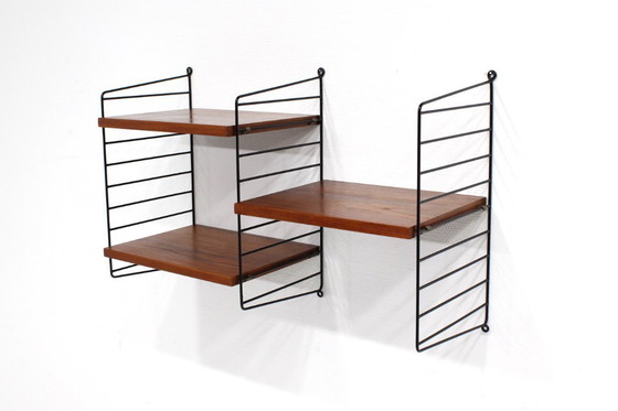 Image 1 of Come nuovo! Scaffale vintage in teak Nisse Strinning, metà secolo, anni '60-'70, n. 8