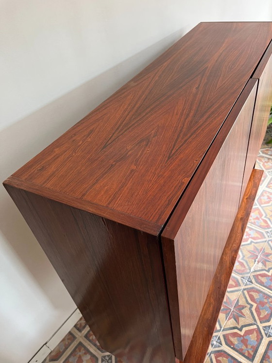 Image 1 of Palissander highboard, jaren '60