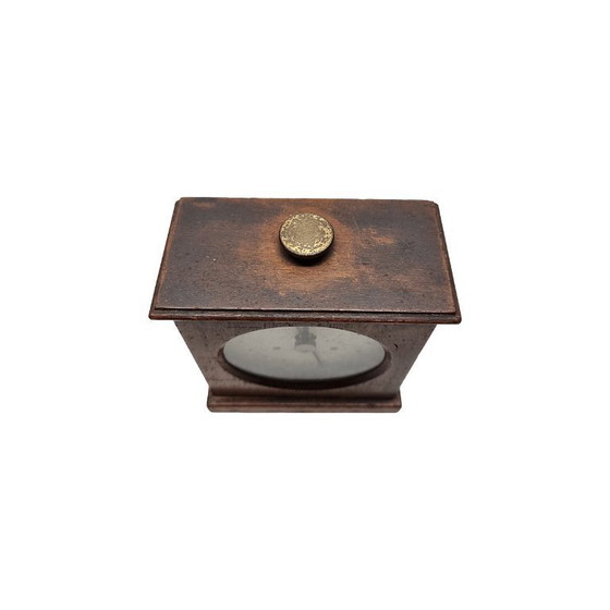 Image 1 of Altes Galvanometer in Eichenschrank, 1. Hälfte 1900