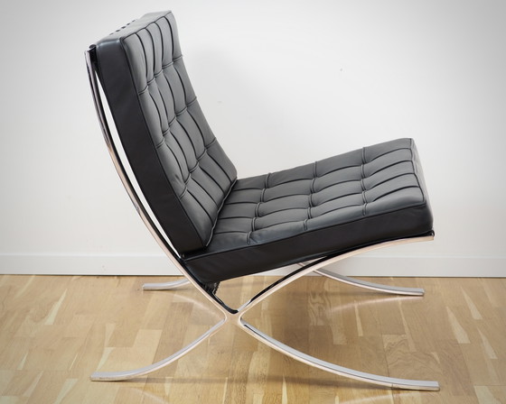 Image 1 of Knoll Int. Mies van der Rohe Silla Barcelona cuero negro