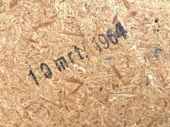 Image 1 of 4 sedie da pranzo Friso Kramer 'Revolt' dal design vintage + tavolo