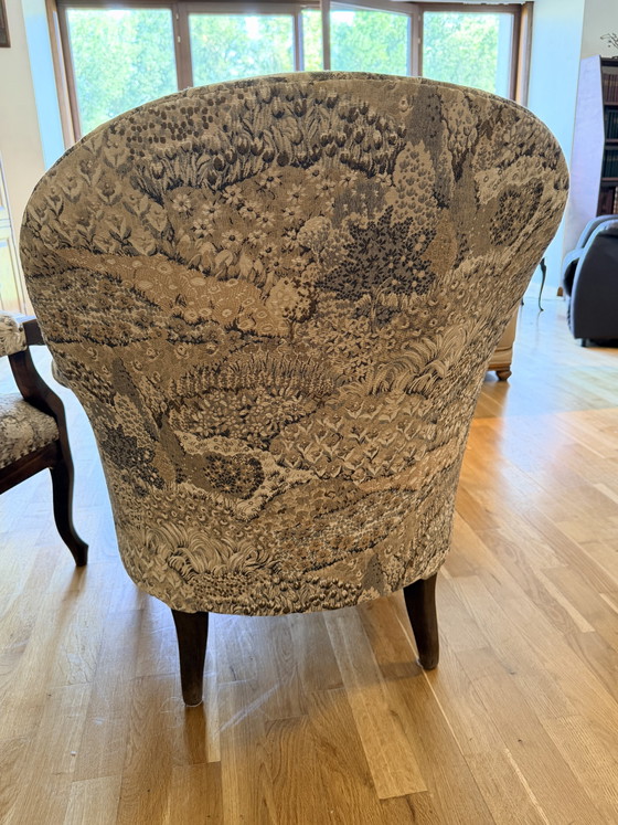 Coppia di poltrone classiche (Napoleone III e Luigi XV) – Wood, Textile (photo 4 of 5)