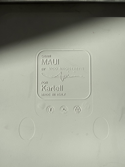 4x Maui Kartell Wit
