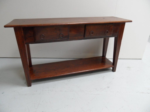 Antique Side table With 2 Drawers