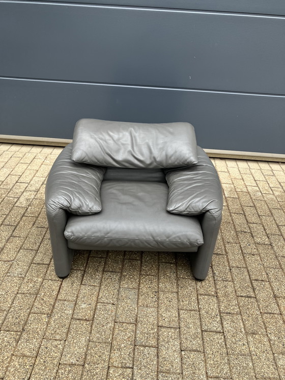 Image 1 of Cassina Maralunga 1 posto originale Grigio antracite Ottime condizioni!