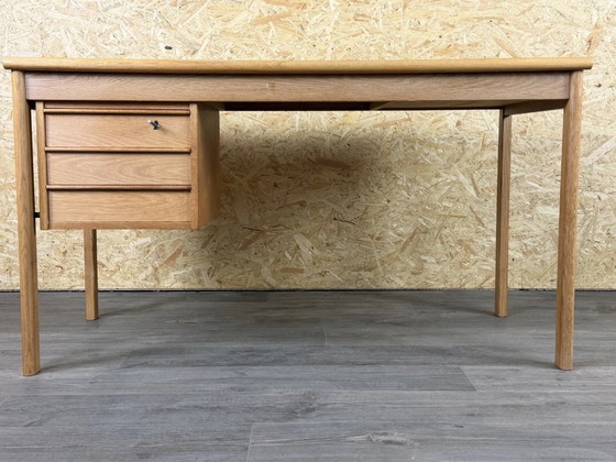 Scrivania in rovere con piano scorrevole, anni '60/'70, di Peter Løvig Nielsen per Løvig (photo 3 of 23)