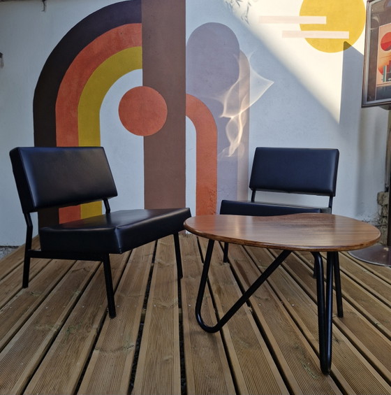 Image 1 of Pair of modular armchairs by P.Guariche, circa 1960s