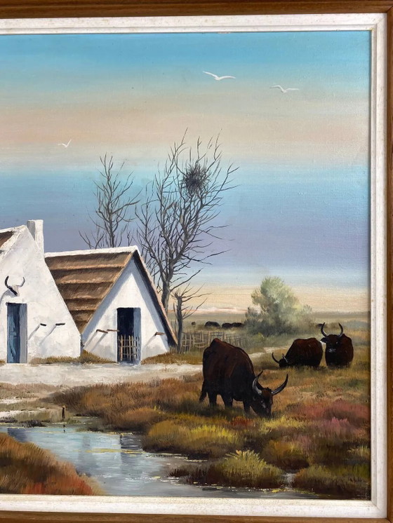 Wärterhütten von Jean Marignan – Gemälde & Zeichnungen, Canvas, Vintage (photo 5 of 14)