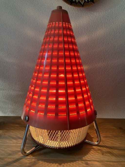 Ostra Elektronik vintage space age raket Lamp (jaren 60)