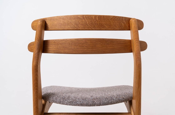 Image 1 of Set of 4 Dining Chairs, model SAKS by Poul Volther, Timless Danish Design, Fully Restored