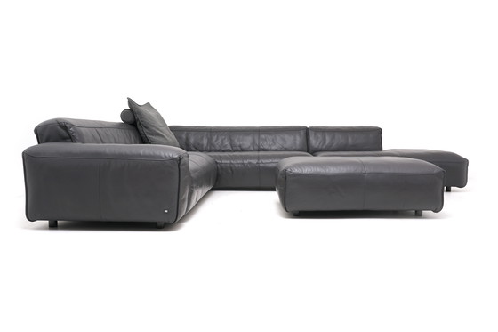 Image 1 of Rolf Benz Mio Pouf Ensemble Canapé Canapé d'angle Canapé d'angle en cuir
