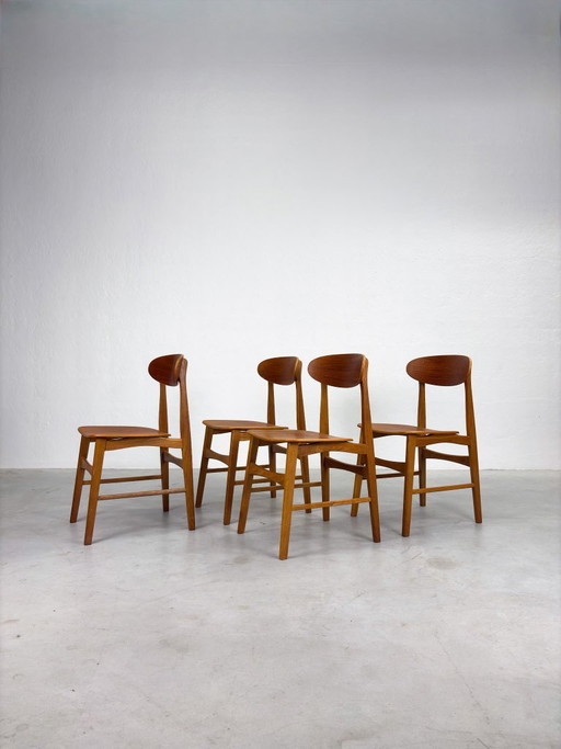 Ensemble de chaises de salle à manger 'Boel' Mid-Century par Ikea