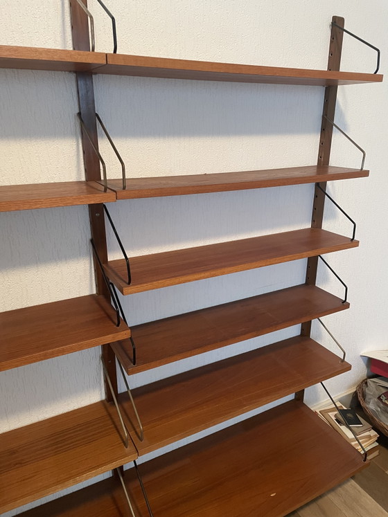 Bibliothèque danoise Poul Cadovius 1960 – Wood, Metal (photo 3 of 5)