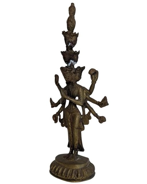 Hand-cast Bronze Avalokiteshvara 30cm – Sculpture (photo 8 of 12)