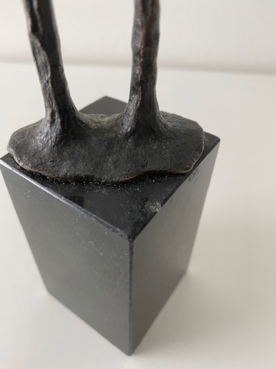 Image 1 of Bronzeskulptur „Danke“ Corry Ammerlaan 31 cm hoch!