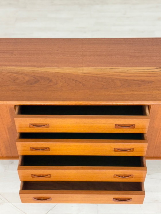 Image 1 of Prachtig teakhouten Clausen & Son dressoir, commode, woonkamerkast, vintage stijl