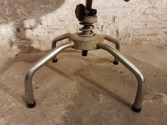 Image 1 of Selection of 4 industrial work chairs from the 1940s and 1950s