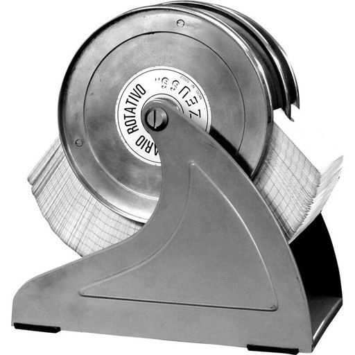 Vintage Zeuss roterende kaartenbak 1950