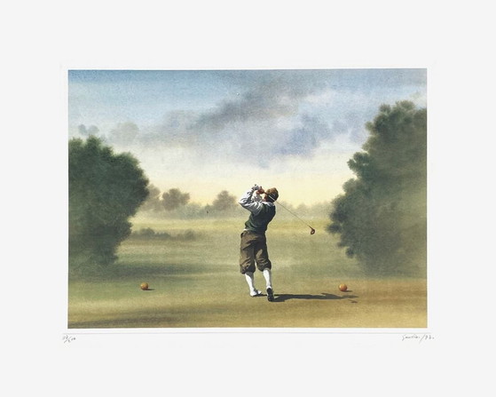 Image 1 of Alain Gaudin, Swing. Fotolitografía firmada, 1993.