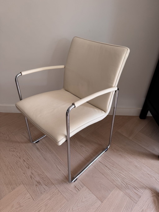 For sale: 4x Leolux Talos dining chairs, Senso leather