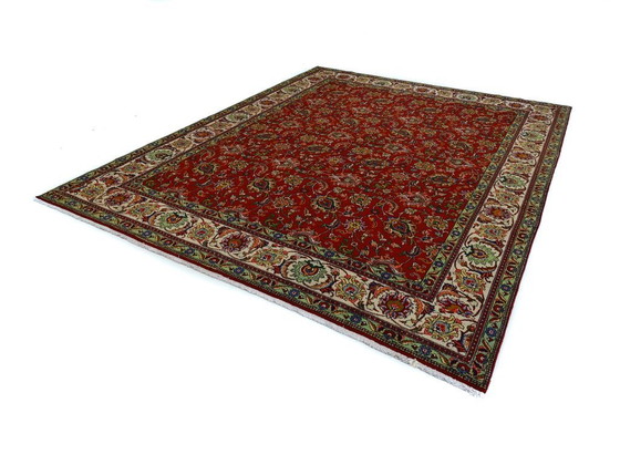 Image 1 of XL-Tabriz - 395 x 302 cm - Laine sur coton - Noué à la main
