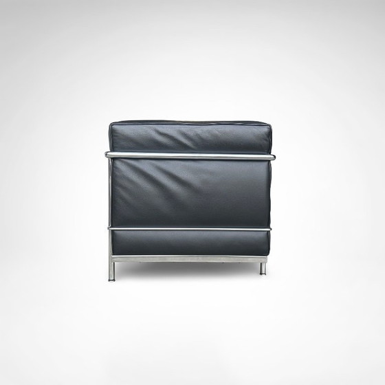 Image 1 of Fauteuil et repose-pieds LC2 de Le Corbusier et al. pour Cassina, années 1990