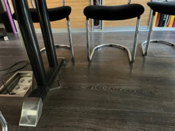 Image 1 of Large Conference/Dining Table with Gispen Base