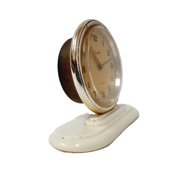 Image 1 of Soviet vintage alarm clock Slava, USSR 1960s