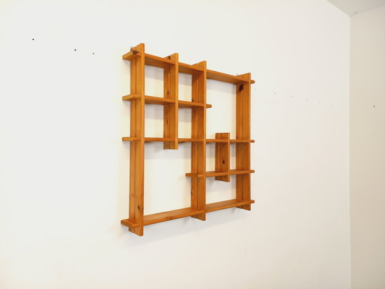 Image 1 of Vintage Pine Wall Shelf 80s Regain House Style