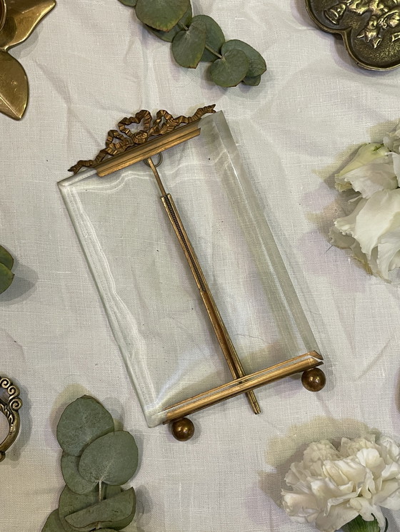 Image 1 of Cornice per foto in ottone vintage