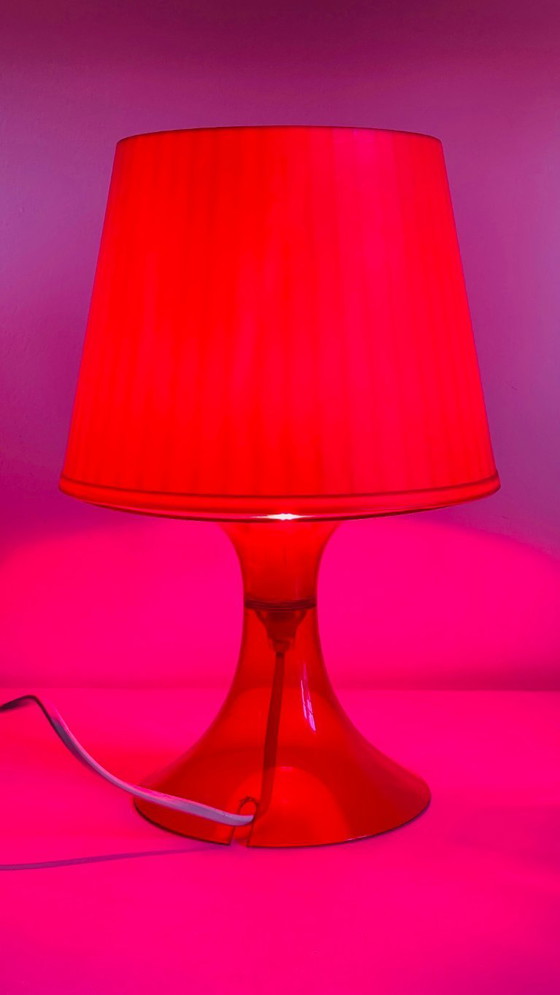 Image 1 of Lampe Rouge Ikea Vintage