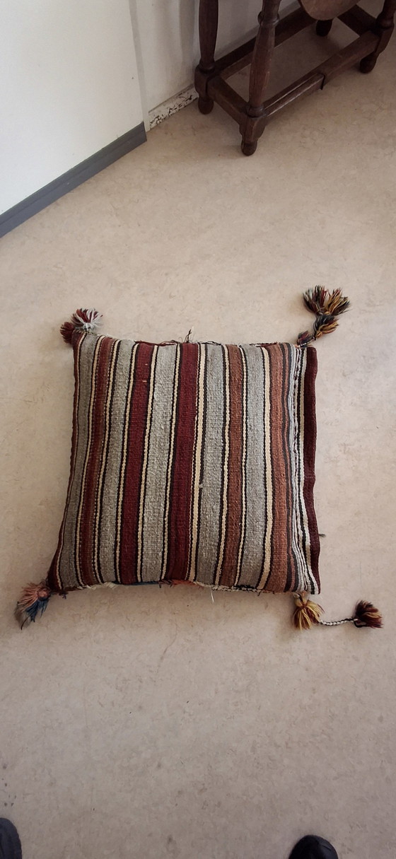 Cuscino persiano antico in lana – Oggetti decorativi, Textile, Wool (photo 2 of 6)