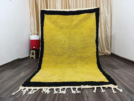 Authentiek Marokkaans Beni Ouraine tapijt, traditioneel geel, 2/3 m – Aime Té, Vloerkleden en tapijten, Wool (photo 8 of 10)