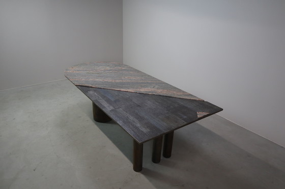 Image 1 of Tavolo da pranzo postmoderno di Pia Manu, Belgio, 1990 ca.