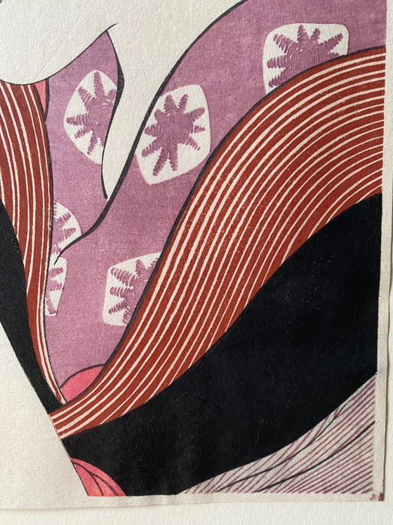 Image 1 of 歌麿筆Utamaro Hitsu as Sealed-From Six Houses of Yoshiwara-Publisher Omiya Gonkuro 1990