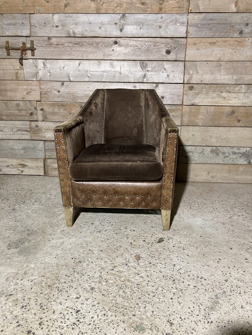 Poltrona art déco francese 1930